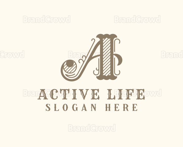 Western Styling Boutique Letter A Logo