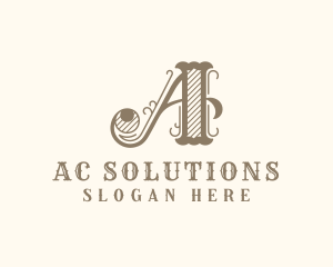 Western Styling Boutique Letter A logo design