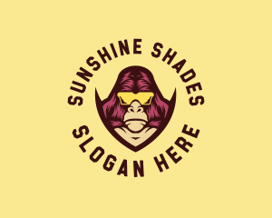 Sunglasses - Gorilla Gamer Sunglasses logo design