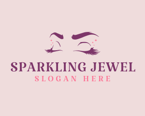 Beauty Sparkle Eyelashes logo design