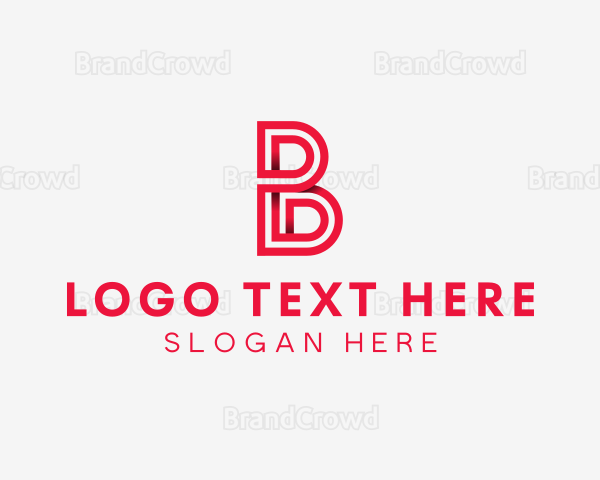Modern Generic Business Letter B Logo