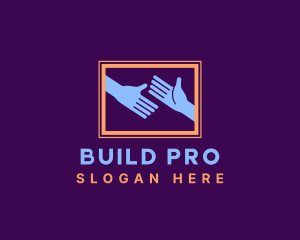 Support - Care Giving Hands logo design