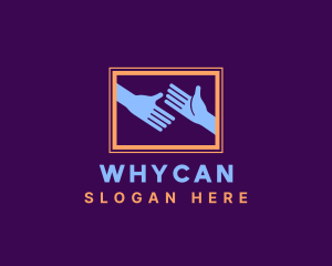 Care - Care Giving Hands logo design