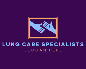 Care Giving Hands logo design