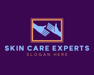 Care Giving Hands logo design