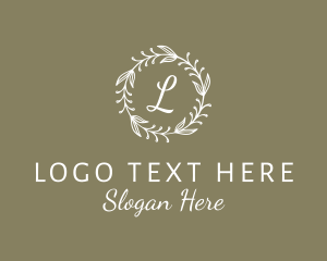 Feminine - Wreath Event Planner logo design