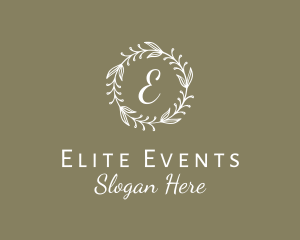 Wreath Event Planner logo design