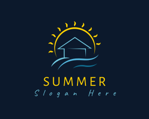 Summer Wave Resort logo design