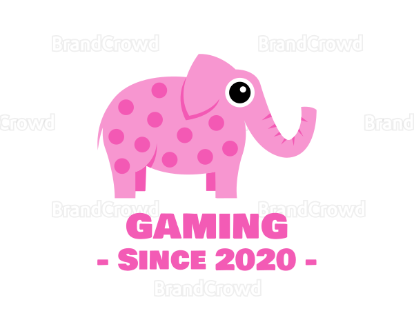 Pink Elephant Toy Logo