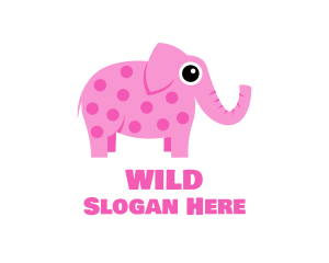 Pink Elephant Toy Logo