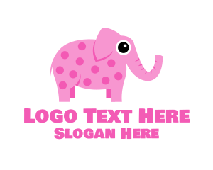 Pink Elephant Toy Logo