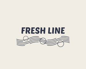 Line - Line Waves Company logo design