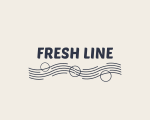 Line Waves Company logo design