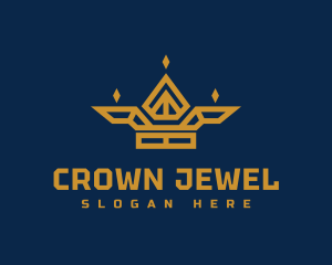 Pageantry - Geometric Royal Crown logo design