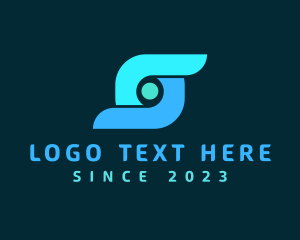 Chain - Digital Tech Letter O logo design