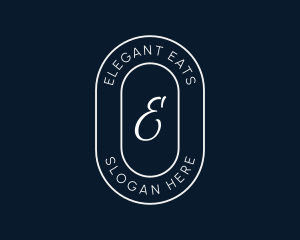 Elegant Oval Business logo design