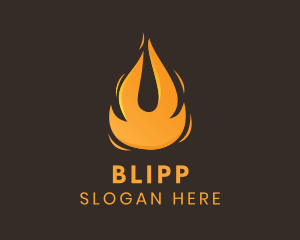 Blazing Fuel Fire  Logo