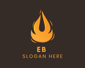 Blazing Fuel Fire  Logo