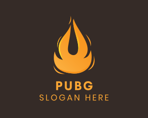 Fire Proof - Blazing Fuel Fire logo design