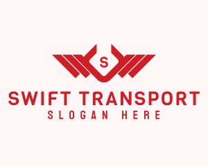 Wing Logistic Delivery  logo design