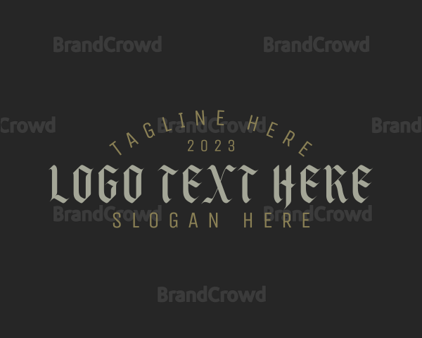 Brand Gothic Business Logo