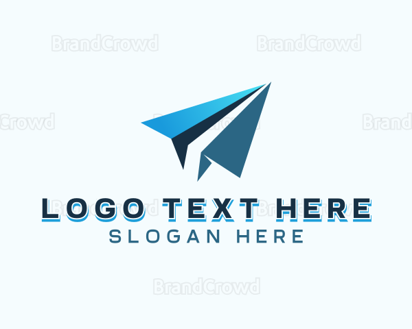 Travel Paper Plane Logo