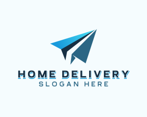 Travel Paper Plane logo design