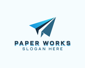 Paper - Travel Paper Plane logo design