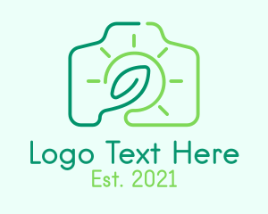 Photography - Leaf Sunshine Camera logo design
