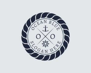 Navy - Marine Navy Sailing Rope logo design