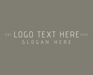 Wordmark - Modern Casual Company logo design