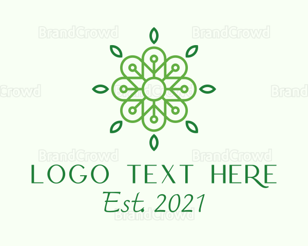 Nature Spring Pattern Logo