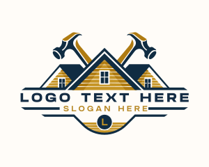 Repair - Carpentry Hammer Remodeling logo design