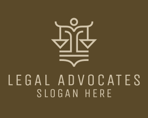 Legal Law Firm Scale  logo design