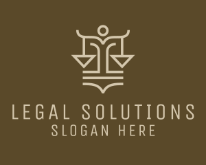 Legal Law Firm Scale  logo design