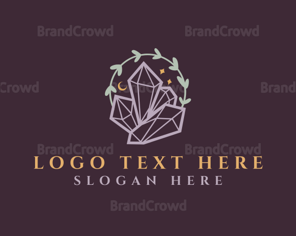 Jewelry Gemstone Crystals Logo