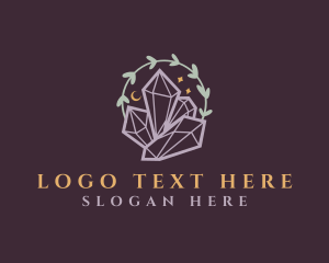 Stylist - Jewelry Gemstone Crystals logo design