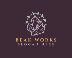 Jewelry Gemstone Crystals logo design