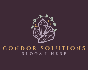 Jewelry Gemstone Crystals logo design