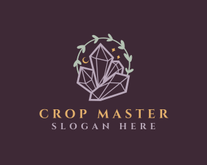 Jewelry Gemstone Crystals logo design