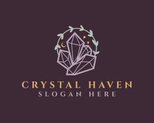 Crystals - Jewelry Gemstone Crystals logo design