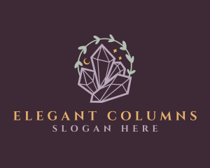 Jewelry Gemstone Crystals logo design