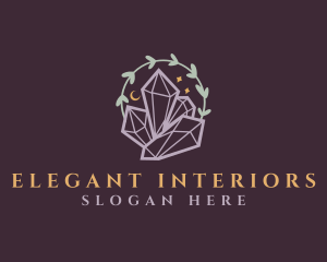 Jewelry Gemstone Crystals logo design