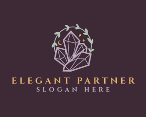 Jewelry Gemstone Crystals logo design