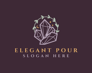 Jewelry Gemstone Crystals logo design