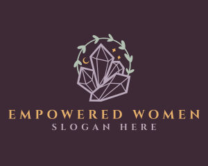 Jewelry Gemstone Crystals logo design