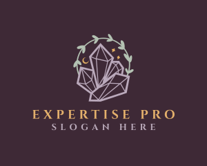 Jewelry Gemstone Crystals logo design