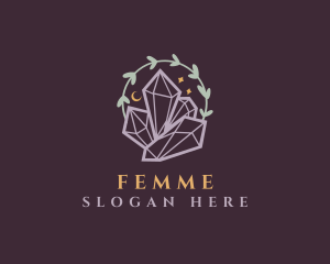 Jewelry Gemstone Crystals logo design