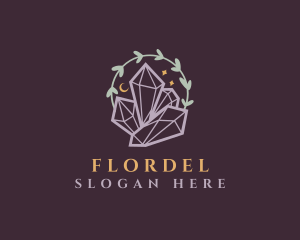 Jewelry Gemstone Crystals logo design