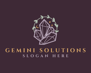 Jewelry Gemstone Crystals logo design